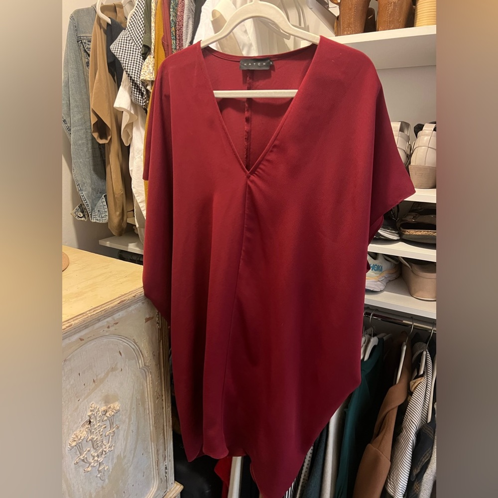 Hatch maternity silk dress